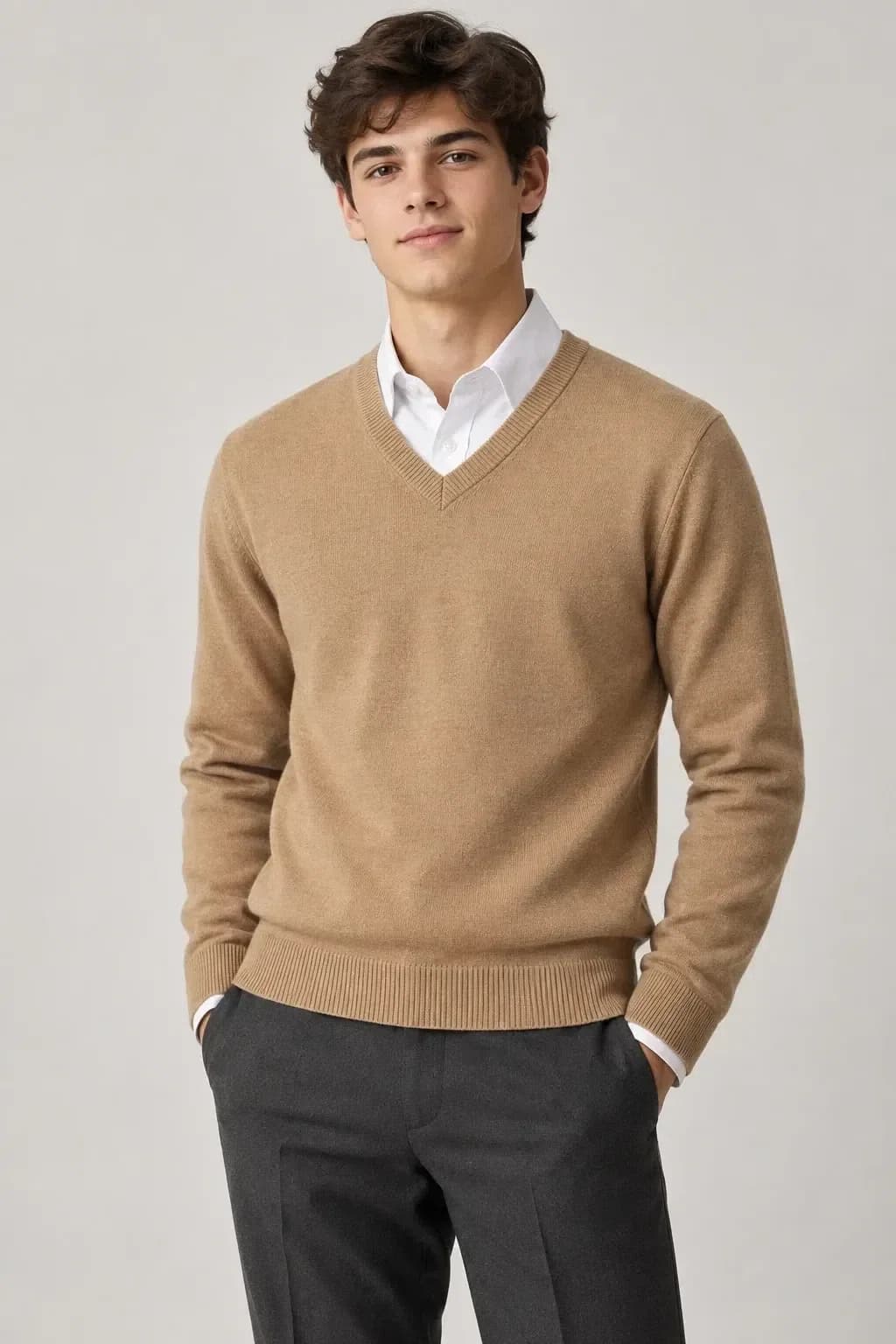 Custom V-Neck Sweaters - school uniform catalog image